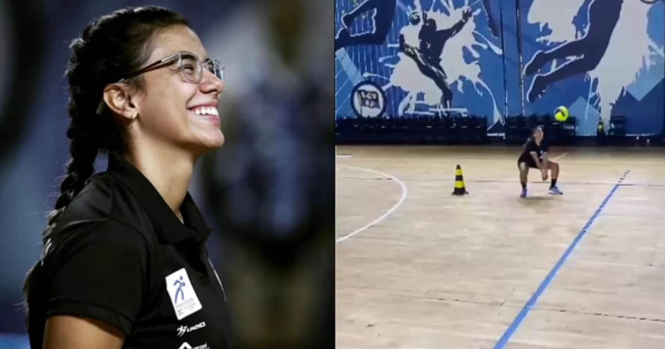 Kika de Osasco inicia fase de treinos com boladas - processo de reabilitação após lesão no Aquiles.