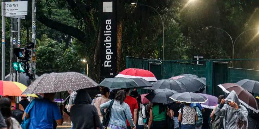 Previsão do tempo para São Paulo, chuvas fortes