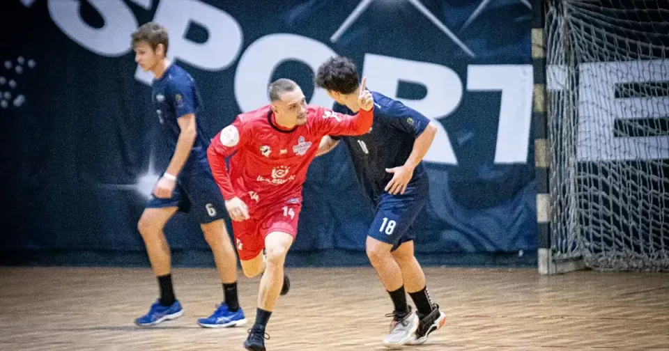 Handebol masculino de Osasco na final dos Jogos Regionais em São Bernardo.