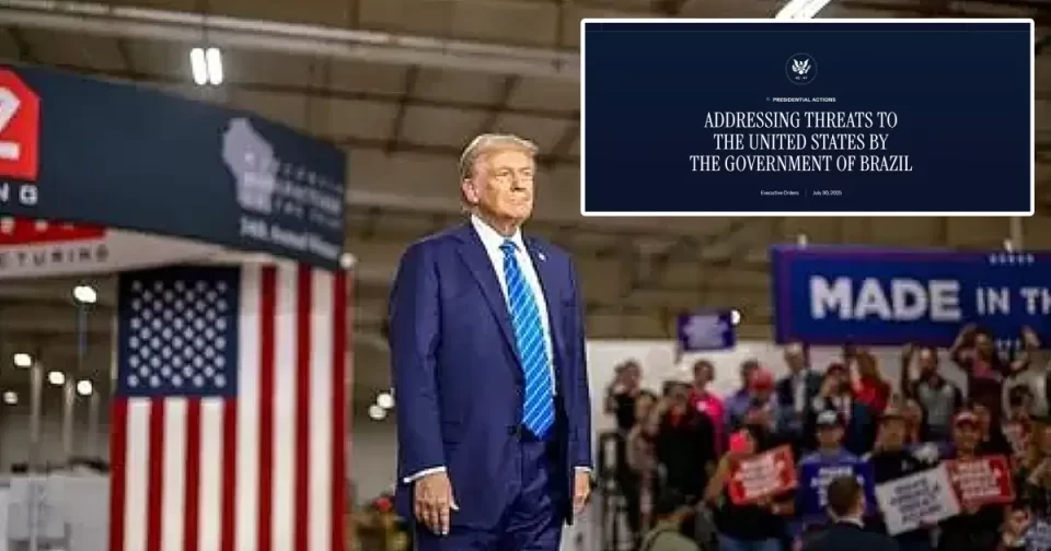 Estados Unidos aplicam tarifaço de importação ao Brasil.