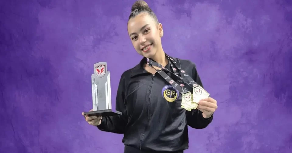 Vivi Oda é ginástica rítmica de Guaratinguetá e retoma planejamento por ciclo olímpico.