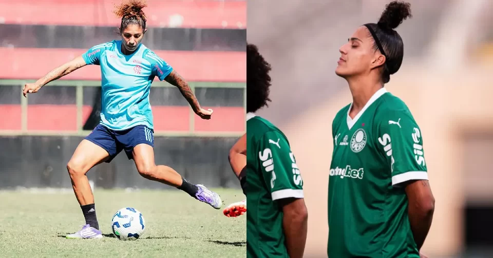Cris de Osasco desafia Amanda Gutierres no jogo 2 das quartas de final do Campeonato Brasileiro em Barueri, onde o Palmeiras recebe o Flamengo.