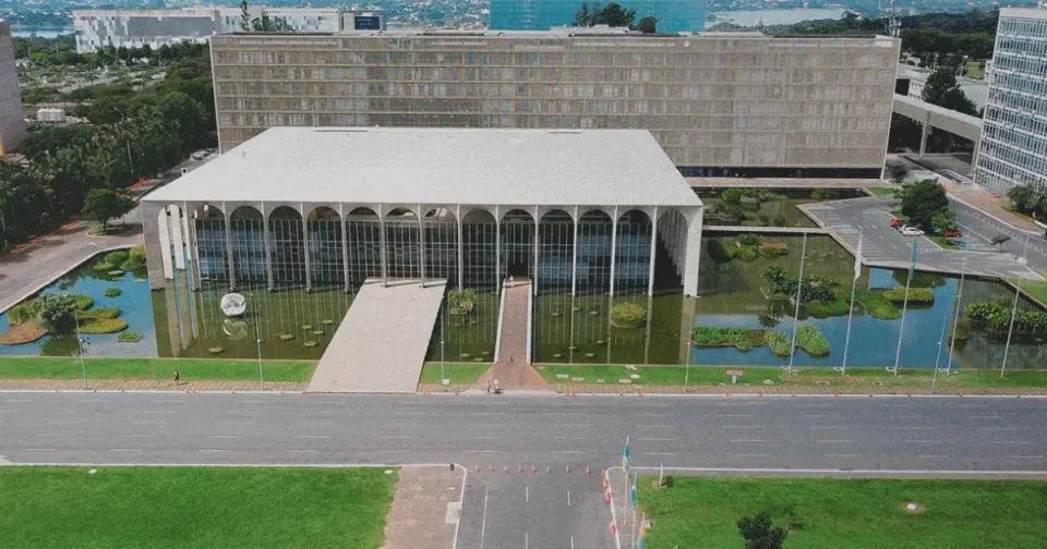 Palácio do Itamaraty em Brasília.