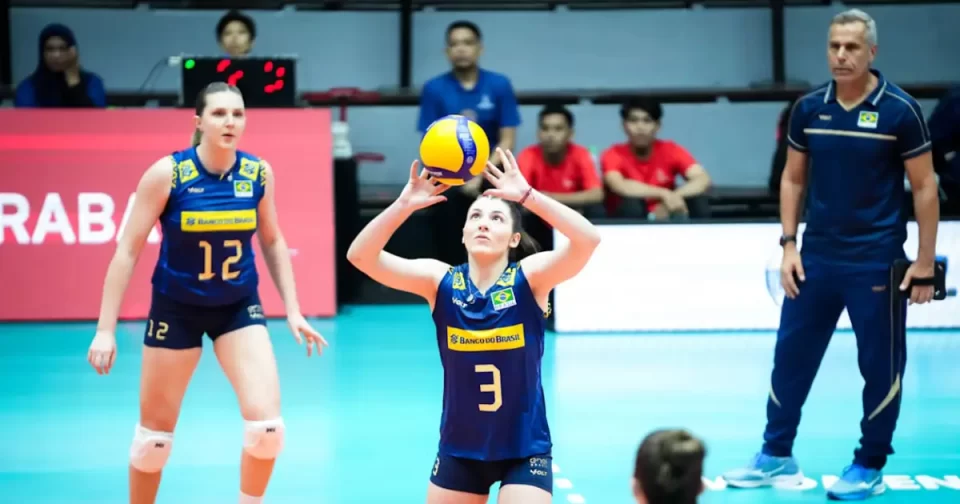 Brasil disputa o Mundial de Vôlei Feminino Sub 21 na Indonésia.