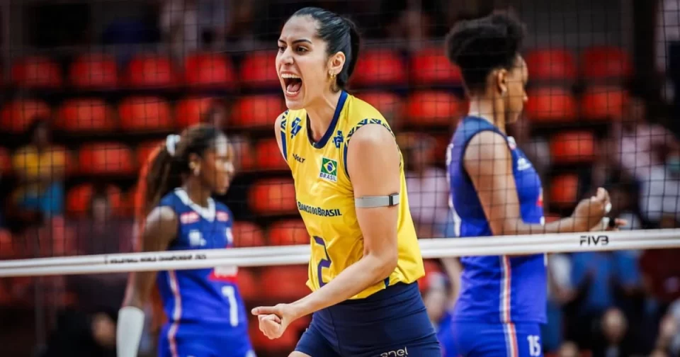 Central Diana de Barueri, segunda maior bloqueadora no Mundial da Tailândia.