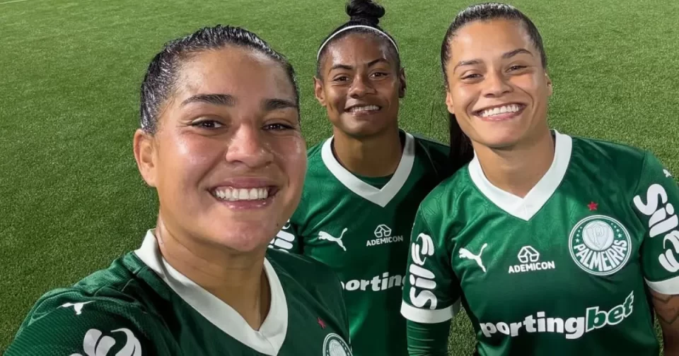 Palmeiras faz 3 a 0 no América Mineiro e avança às quartas de final da Coipa do Brasil Feminina.