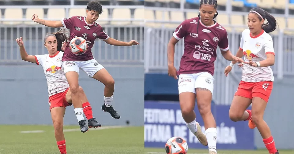 Ferroviária manda 4 a 0 no Bragantino, ida das quartas de final do Paulista Feminino Sub 20.