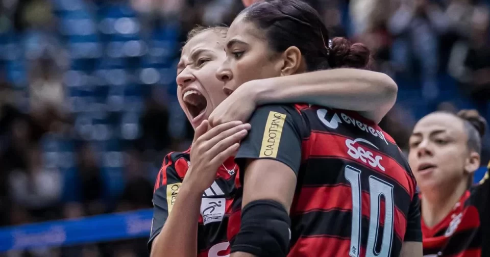 Após o título da Taça Brasil de Vôlei Feminino, Flamengo agora busca o do Campeonato Carioca.