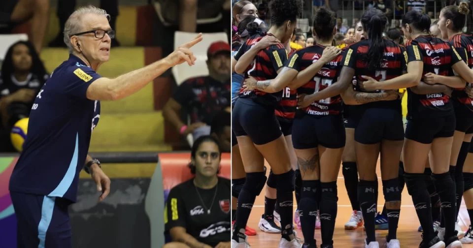 Com um jogo a menos do líder Osasco, o Flamengo parte para duelo de invictos ostentando cinco jogos sem nenhum set perdido.