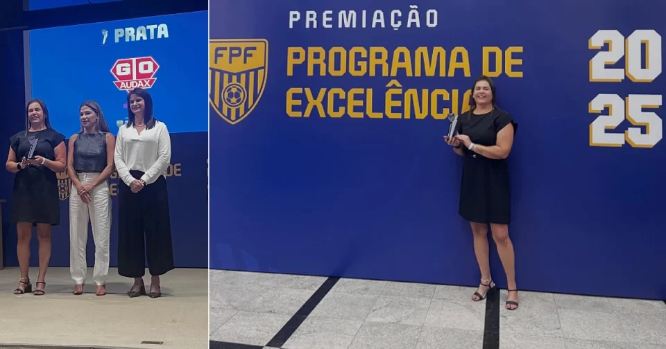 Ana Paula Viana é gerente financeira do Audax, responsável pelo clube receber R$60 mil da FPFP no Programa de Excelência.