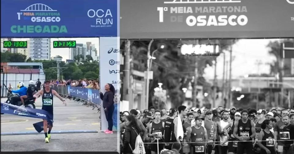 Vagner de Osasco vence 1ª Meia-maratona Osasco 64 Anos.