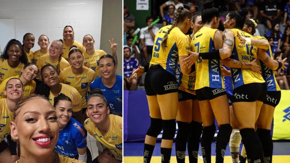 Giulia de Osasco com Brusque, de volta à elite da Superliga.