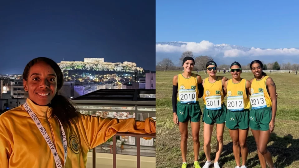 Jenifer de Osasco com o Brasil no Mundial Militar na Grécia.