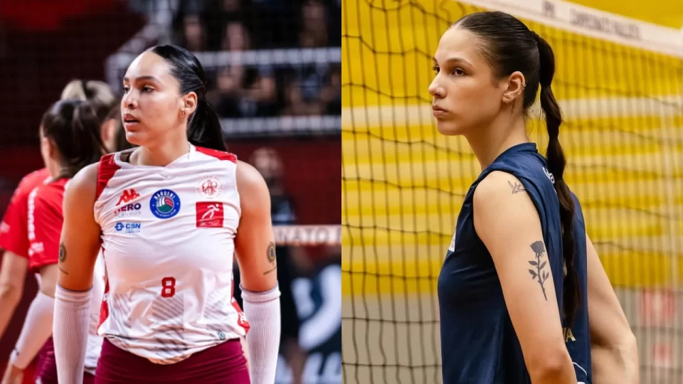 Jheovana e Luzia, oposto e central de Barueri, já aparecem como reforços do Minas Tênis.