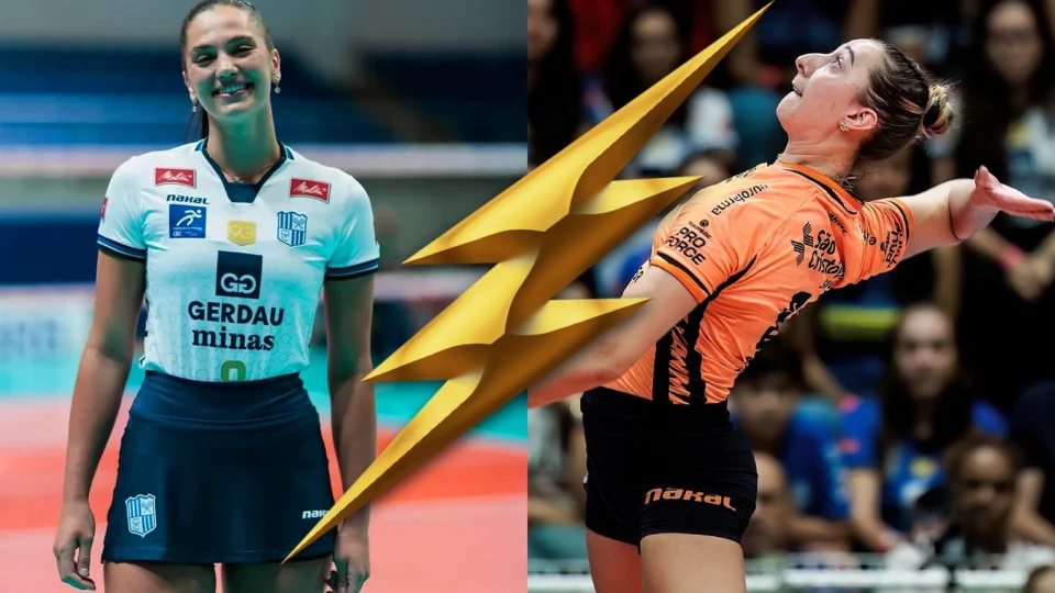 Semifinais da Superliga abrem com melhor bloqueio contra segundo melhor pontuadora - Júlia Kudiess/Minas x Bianca Cugno/Osasco.
