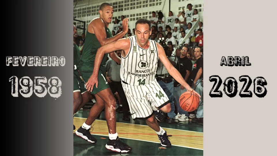 Barueri tem Oscar Schmidt na linha do tempo - campeão paulista 1998 com o Mackenzie.