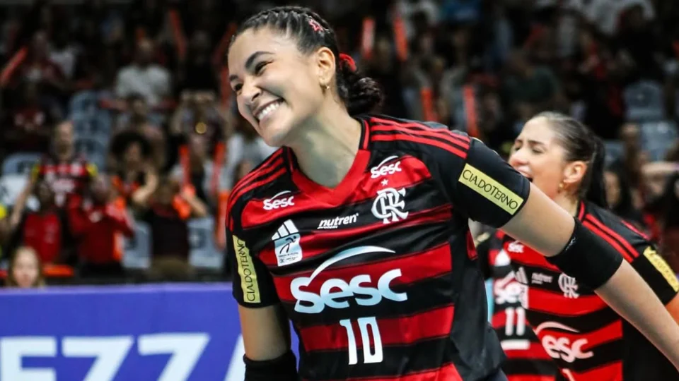 Tai de Jandira, oposto do Flamengo nas semifinais da Superliga.