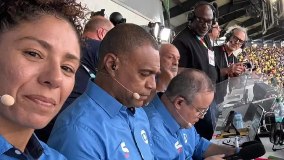 Cris de Osasco, comentarista da Globo na Copa do Mundo.