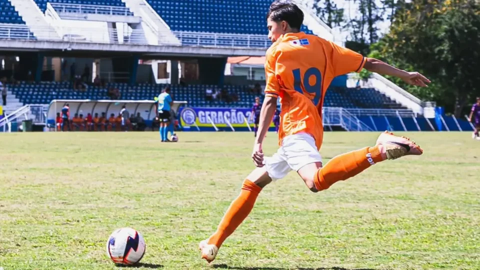 Ska Parnaíba com a categoria sub 14 no Campeonato Paulista.