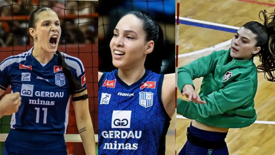 Lu Nezzo, Jheovana e Aline Segato no Brasil Cu- - três ex-Barueri.