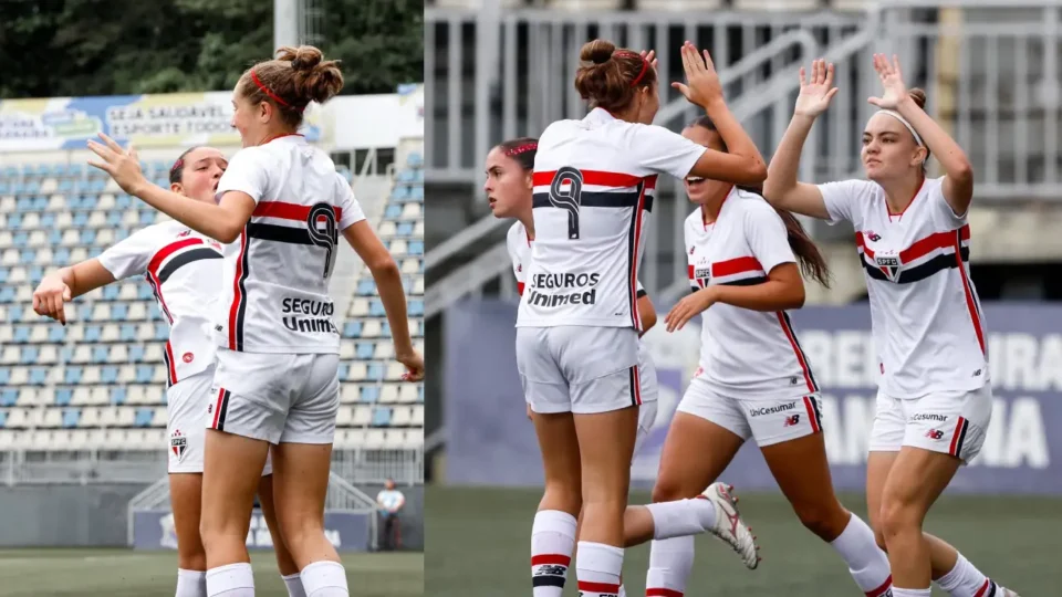 São Paulo faz 2 a 0 na Ferroviária e conquista o Paulista Feminino Sub 15 no Parnaibão.
